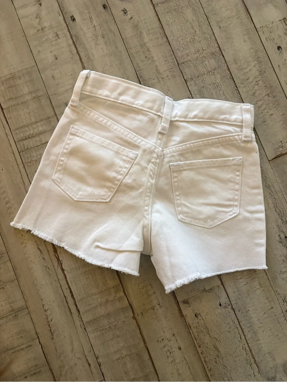 Old Navy White Denim Kids Cutoff Shorts